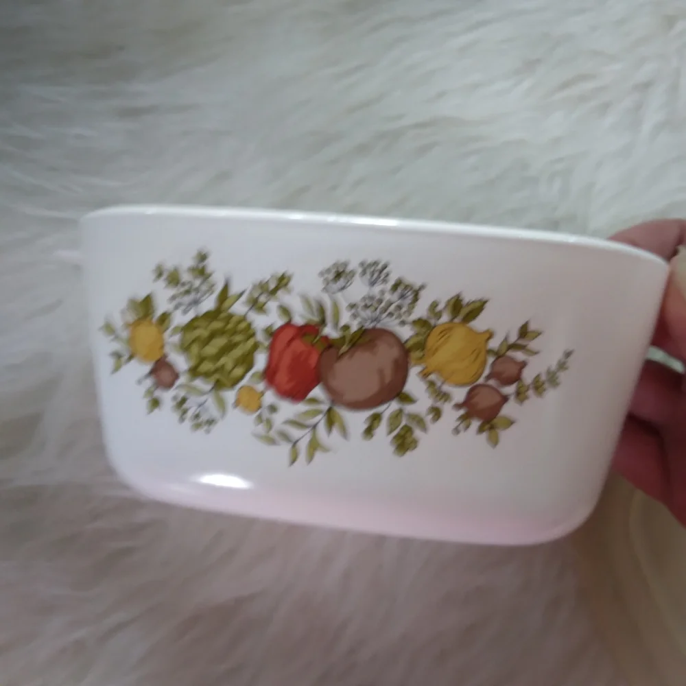 CORNINGWARE Spice Of Life 2 3/4 Cup Petite Casserole W/ Refrigerator Lid P-43-B
